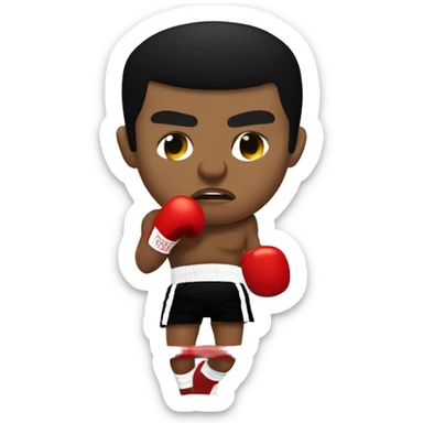 muhammad ali knockout sonny liston sticker