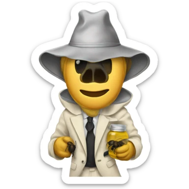 Beekeeper wearing a formal suit sticker