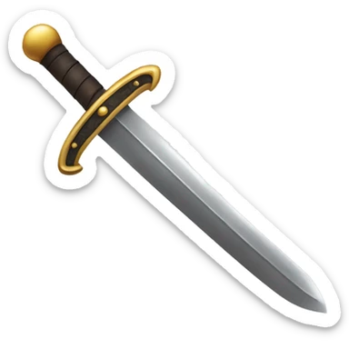 Sword in hand sticker