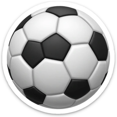 Un balón de básquet blanca y negra sticker