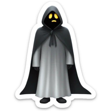 mysterious person sticker