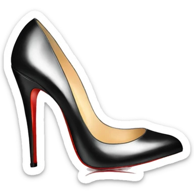 Louboutin heels black sticker