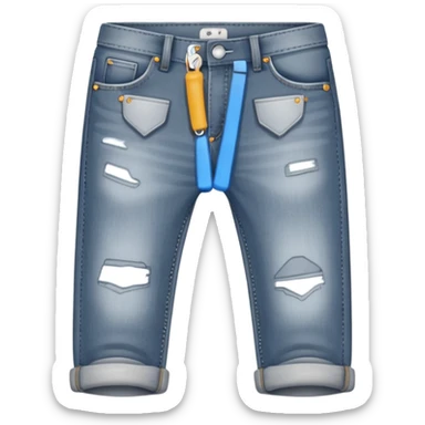 i want a grey jean sticker