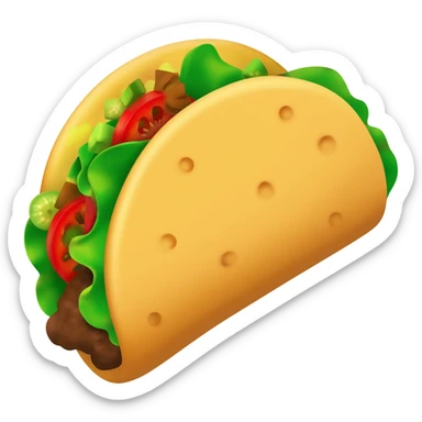 Taco sticker