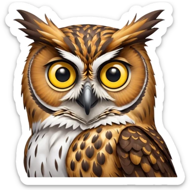 Eagle Owl sticker