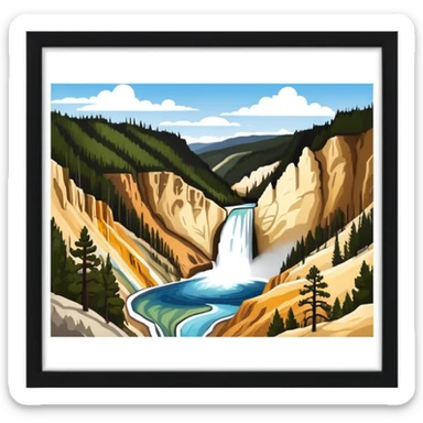 Yellowstone National Park sticker