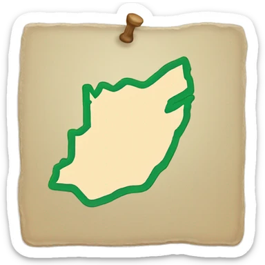 Map of saudi arabia sticker