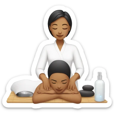 Spa wellness massage  sticker