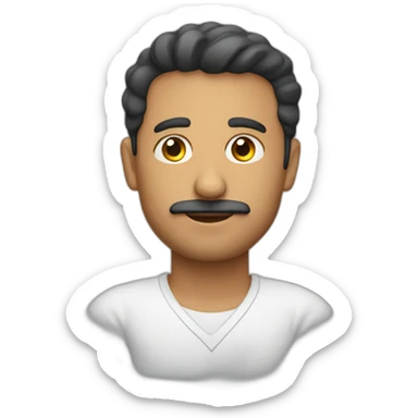 Portuguese ramdom guy sticker