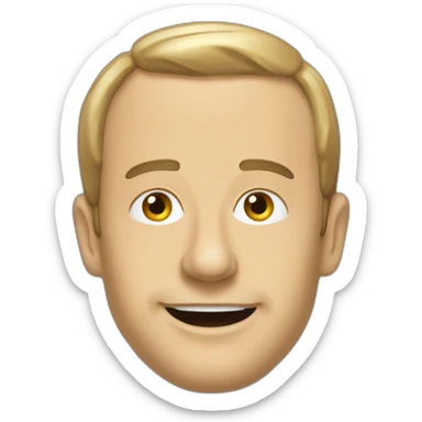 Macron bière  sticker