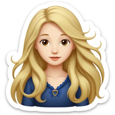 Romantic garil  sticker