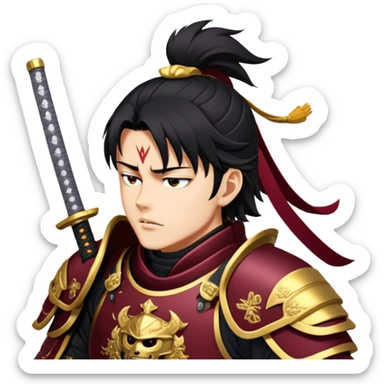 Samurai Leader sticker