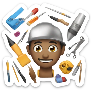 creative workshop sticker