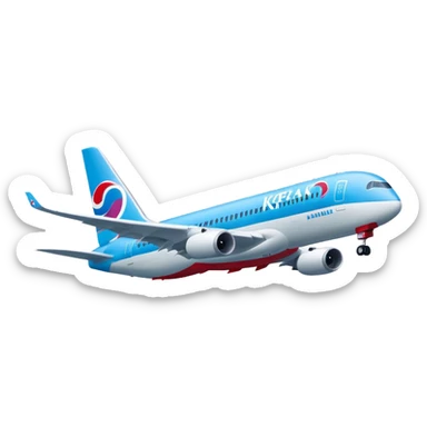 Korean airlines sticker
