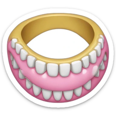bague dentaire sticker