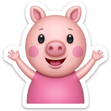 Peppa piggy sticker