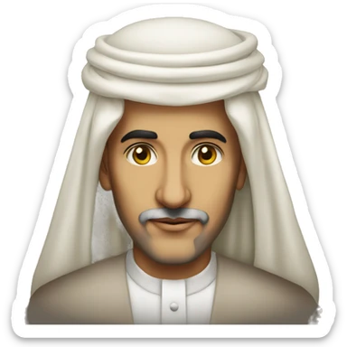 old ibn saud sheikh sticker