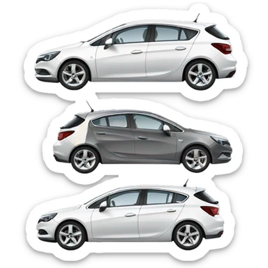 opel astra car sticker