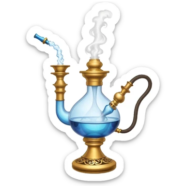 Pot  hookah sticker