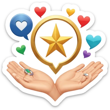 I need to create a slack emoji of: Customer-First. Create one for me, it should have the text as well with some attractive visual. Give me 10 ideas sticker
