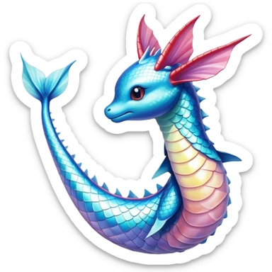 Lapras-Vaporeon-Milotic-hybrid sticker