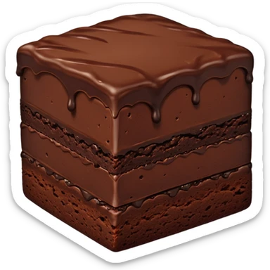 big Chocolate Brownie cake sticker