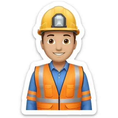 Ingeniero  cuerpo completo hasta los pies  sticker