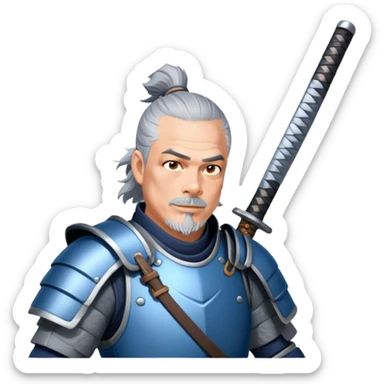 Samurai Defender sticker