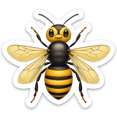 Abeja chismosa sticker