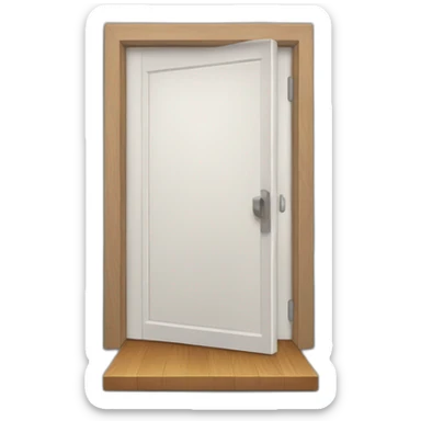 slamming door sticker