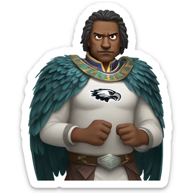 Philadelphia eagle attacking kansas city chief sticker