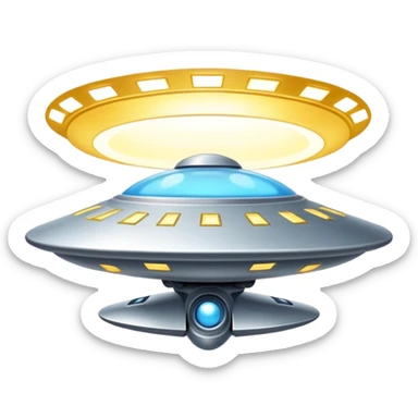 Platillo volador ovni sticker