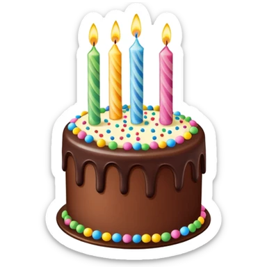 Birthday cake  sticker