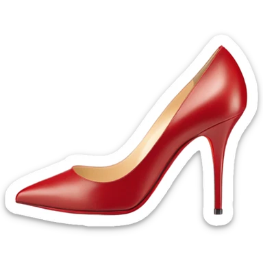 louboutin high heels sticker