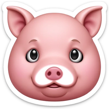 Oink sticker