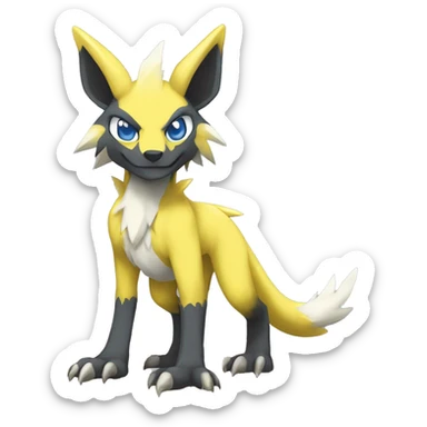 Lombax-Sergal-Zeraora-Nargacuga-Fakemon full body sticker