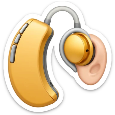 hearing aid sticker