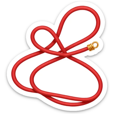 red string sticker