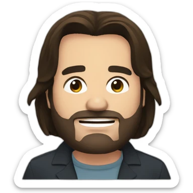Matt berry as Steven Toast saying YES sticker