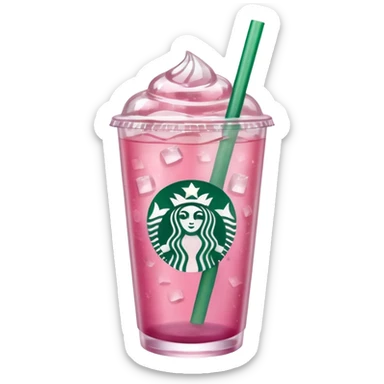 Starbucks pink drink  sticker