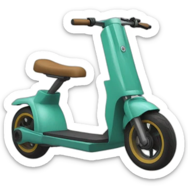 Une trottinette freestyle sticker