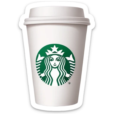 starbucks coffee cup sticker