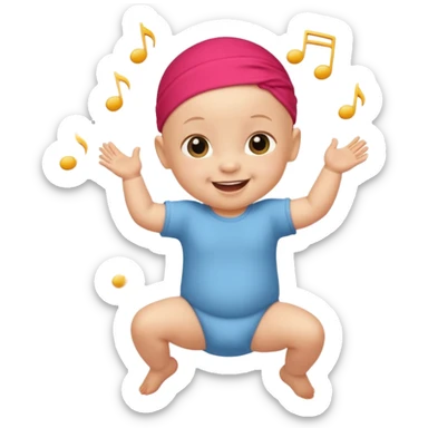 光頭bb開心跳舞 sticker