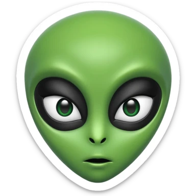 Alien sticker