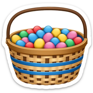 mi occorre l'emoji del tipico panaro della tombola napoletana sticker