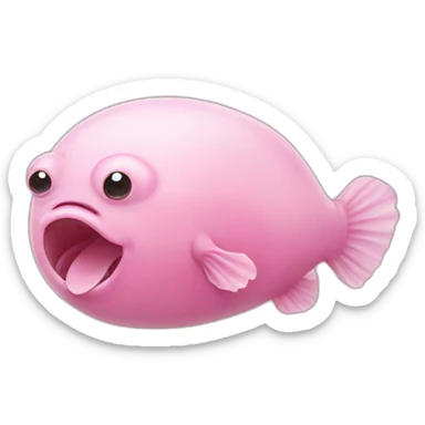 blobfish sticker