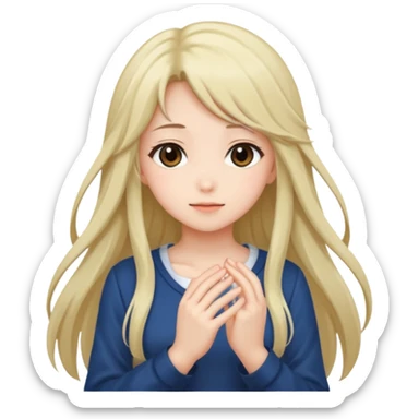 shoujo cute anime romance girl  sticker