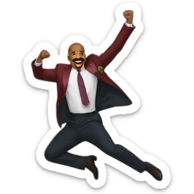 Steve Harvey Jump  sticker