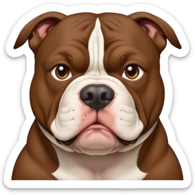 kkkiller-american-bully dark brown sticker