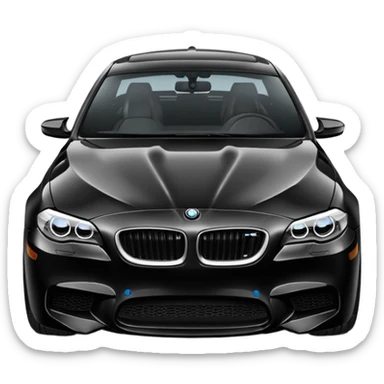 black bmw m5 f10 sticker
